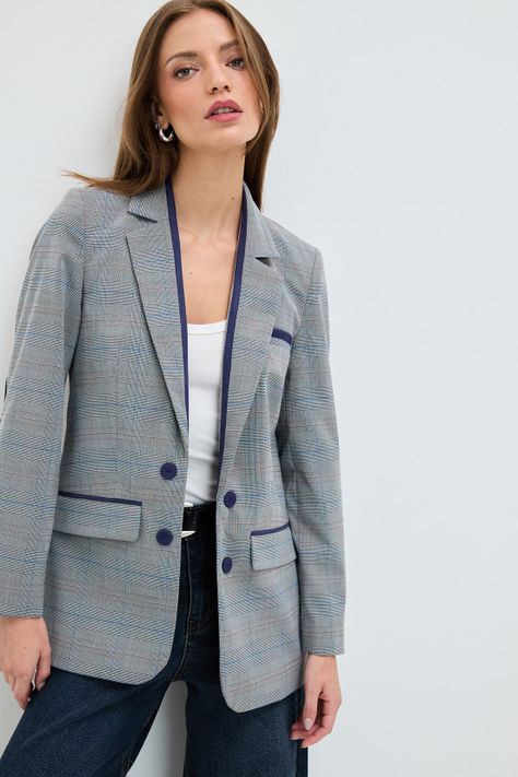 Blazer Fantasia Azul 16120125001104-0