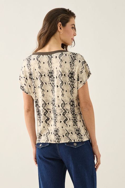 Polera Estampada Beige Ash 14307125050106-3