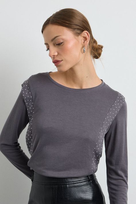 Polera Manga Larga Mujer  14204125009113-1