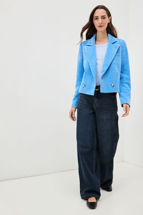 Blazer Liso Celeste 16020125017110-1
