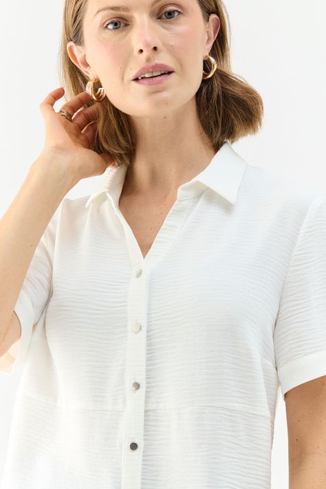 Blusa Lisa Crudo Ma Griffe 14004224019105-1