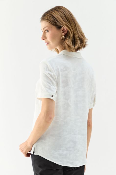Blusa Lisa Crudo Ma Griffe 14004224019105-4
