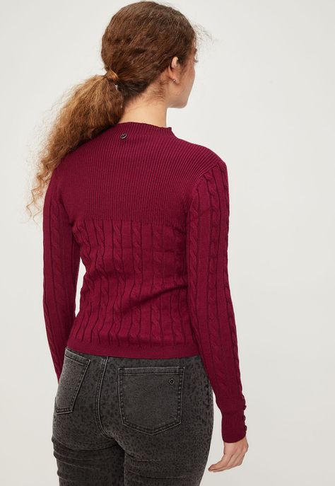 Sweater Liso Morado iO 18120224001121-3