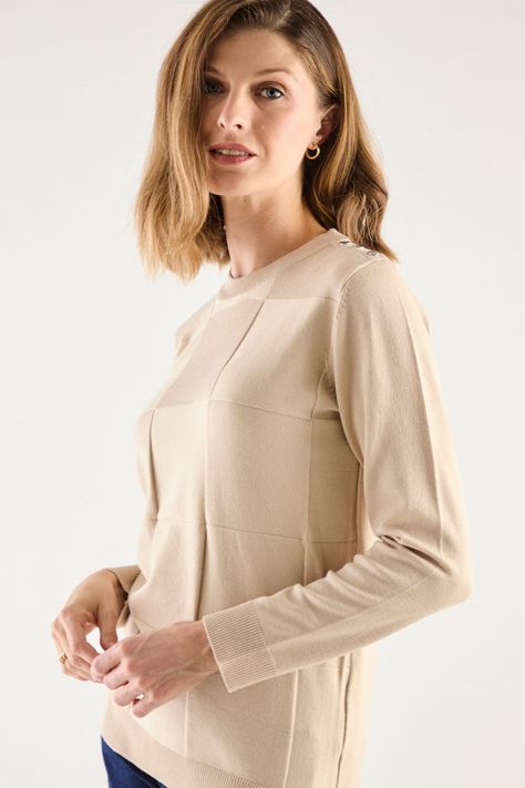 Sweater Liso Beige 18104125003106-0