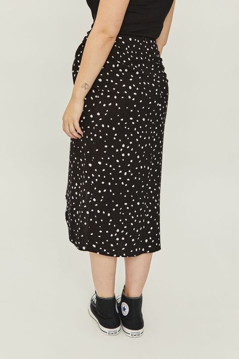 Falda Fantasia Larga Negro iO 12420224001102-4