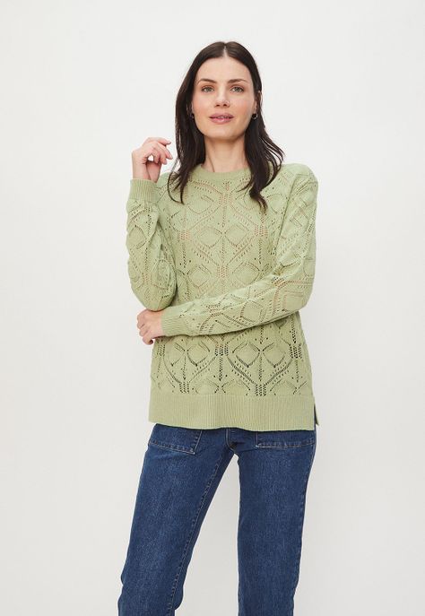 Sweater Liso Verde Ash 18107224005217-2