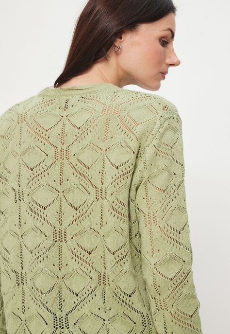 Sweater Liso Verde Ash 18107224005217-4