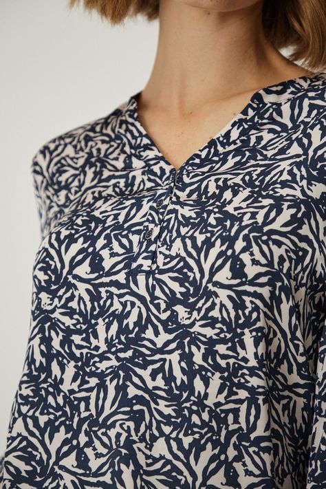 Blusa Fantasia Azul Ma Griffe 14102224054104-1