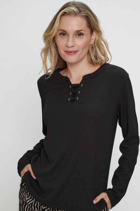 Polera Lisa Negro Ma Griffe 14202224051102-0