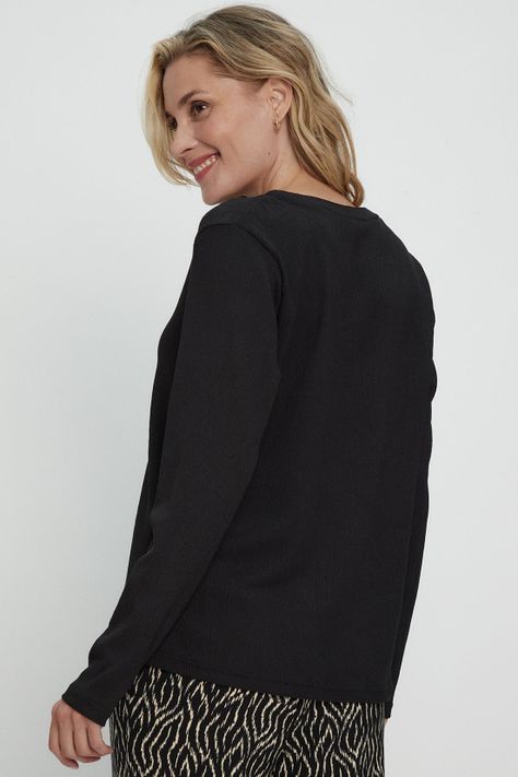 Polera Lisa Negro Ma Griffe 14202224051102-2