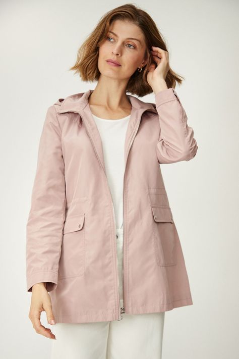 Trench Liso Rosado Ma Griffe 17402224005123-0