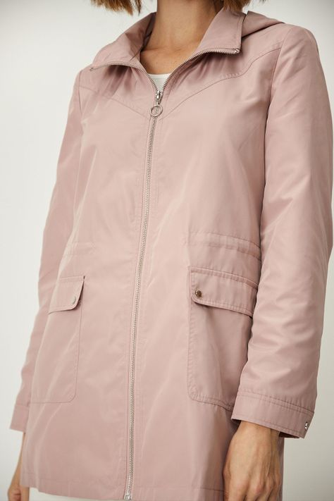 Trench Liso Rosado Ma Griffe 17402224005123-2