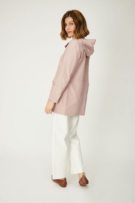 Trench Liso Rosado Ma Griffe 17402224005123-4