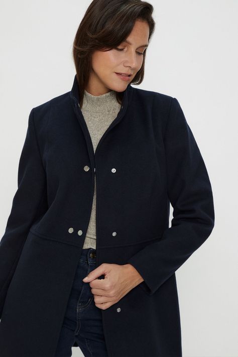 Chaqueton Liso Azul Ma Griffe 17202124053104-0
