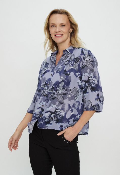 BLUSA FANTASIA Morado Ma Griffe 14102124082121-0