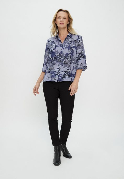 BLUSA FANTASIA Morado Ma Griffe 14102124082121-1