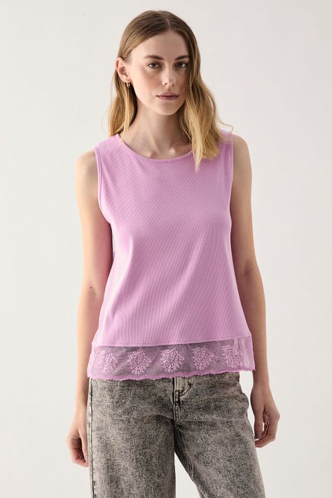 Polera Lisa Rosado Ash 14207125052123-0
