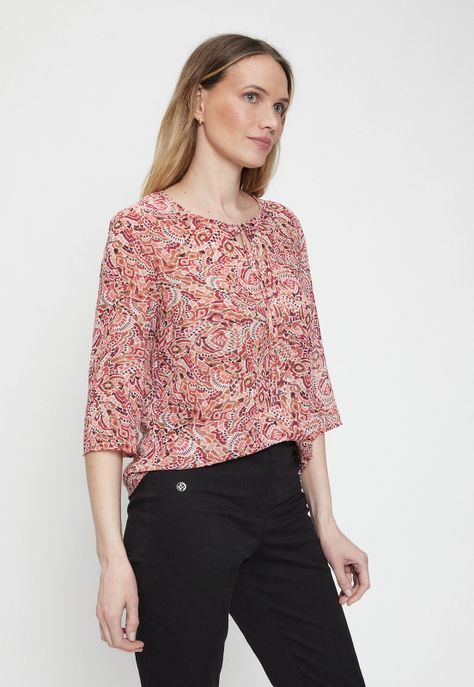 Blusa Fantasia Rosado Ma Griffe 14102224055123-2