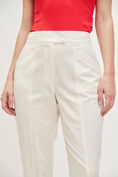 Pantalon Liso Blanco iO 11020224054105-1