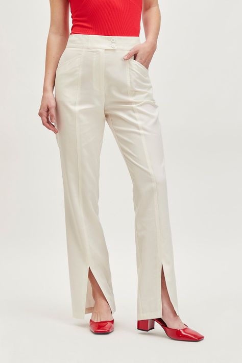 Pantalon Liso Blanco iO 11020224054105-2