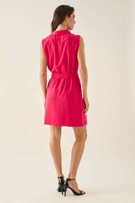 Vestido Liso fucsia Ash 13007125052116-4