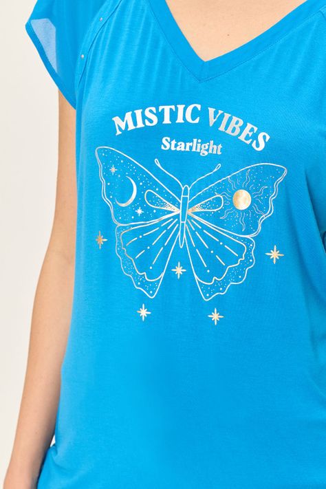 Polera Estampada Azul Ash 14604224001104-1