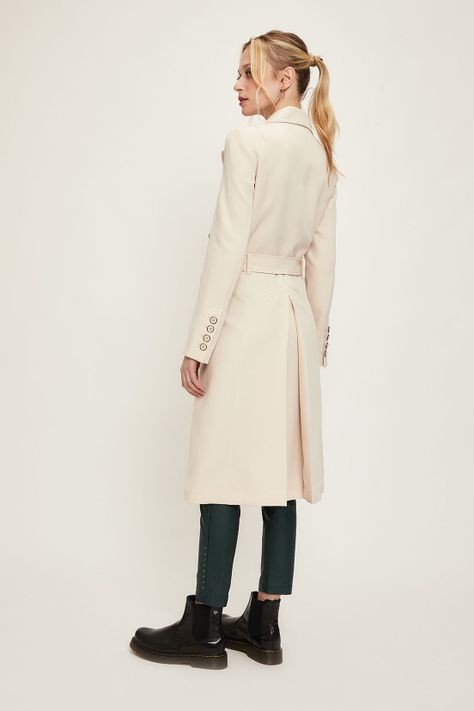 Impermeable (Trench) Liso Beige iO 17420224003106-4