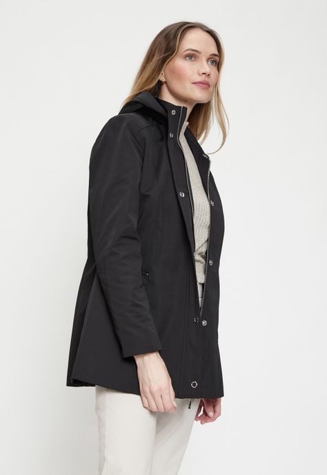 Trench Liso Negro Ma Griffe 17402224003102-3