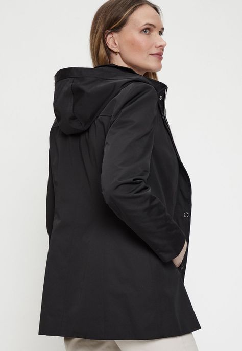 Trench Liso Negro Ma Griffe 17402224003102-4
