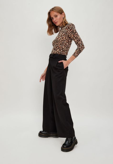 Pantalon Liso Negro iO 11020224002102-0