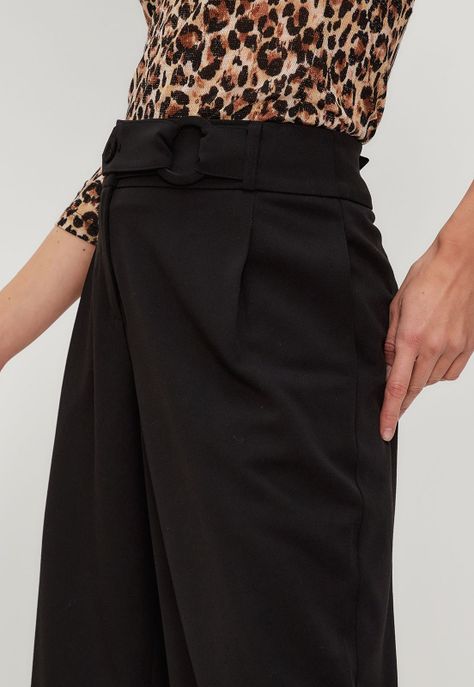 Pantalon Liso Negro iO 11020224002102-2