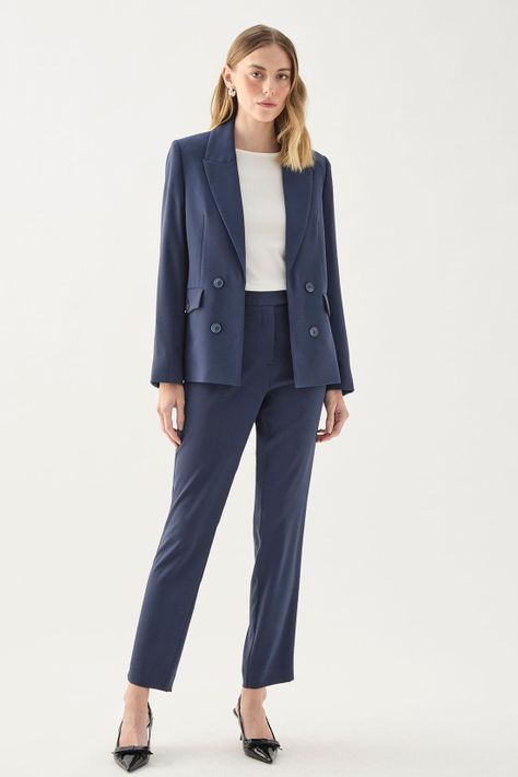 Pantalon Liso Azul 11004125002104-0