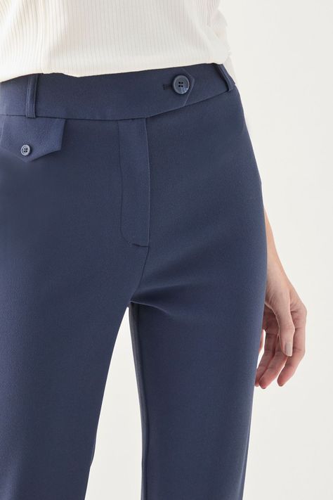 Pantalon Liso Azul 11004125002104-2