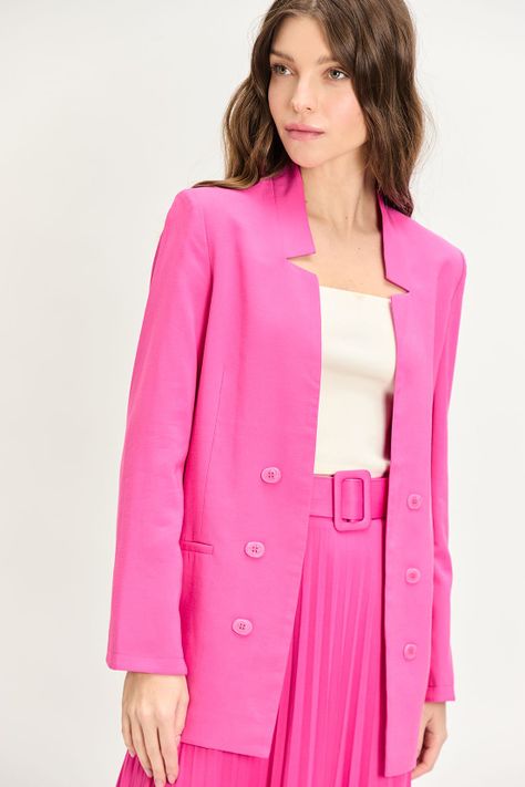 Blazer Liso fucsia iO 16020224013116-1