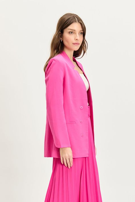 Blazer Liso fucsia iO 16020224013116-2