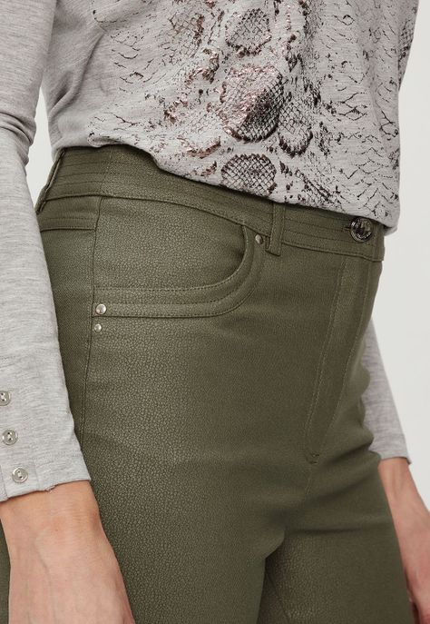 Jeans Pitillo Verde Ma Griffe 11302124005126-3
