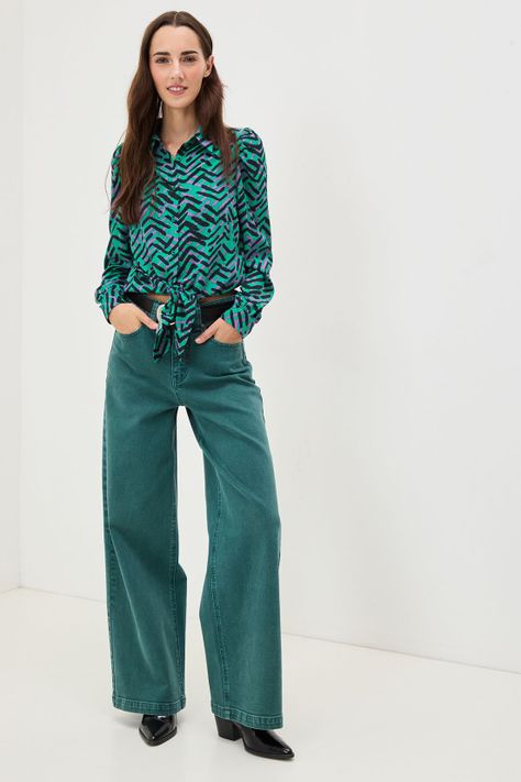 Blusa Fantasia Verde 14120125058217-0