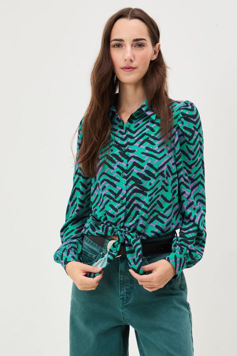 Blusa Fantasia Verde 14120125058217-4