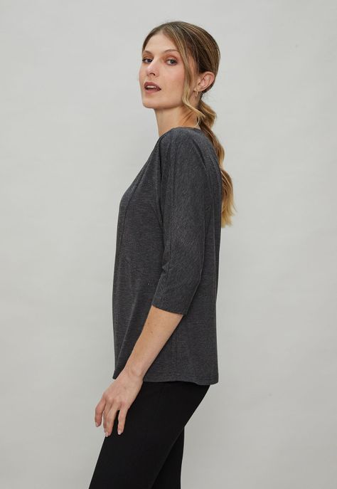 Polera Con Tachitas Gris Ma Griffe 14202124052163-3