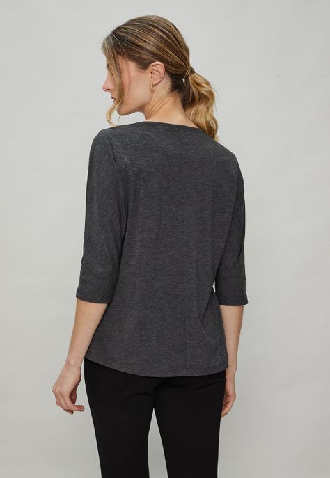 Polera Con Tachitas Gris Ma Griffe 14202124052163-4