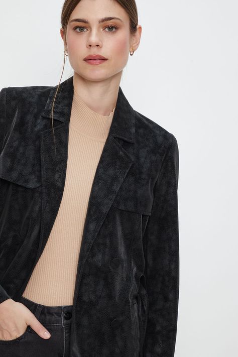 Trench Liso Negro Ash 17407224050102-2