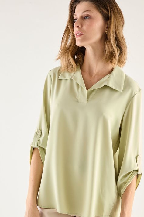 Blusa Lisa Verde 14004125002117-1