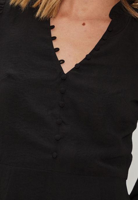 Vestido Liso Negro iO 13020124006102-1