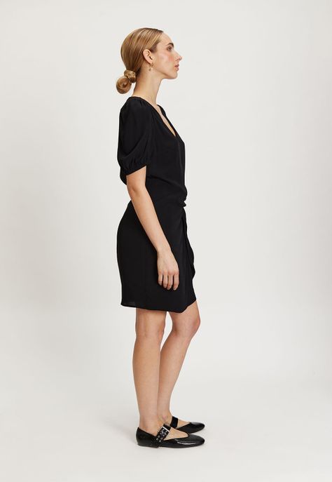 Vestido Liso Negro iO 13020224051102-2