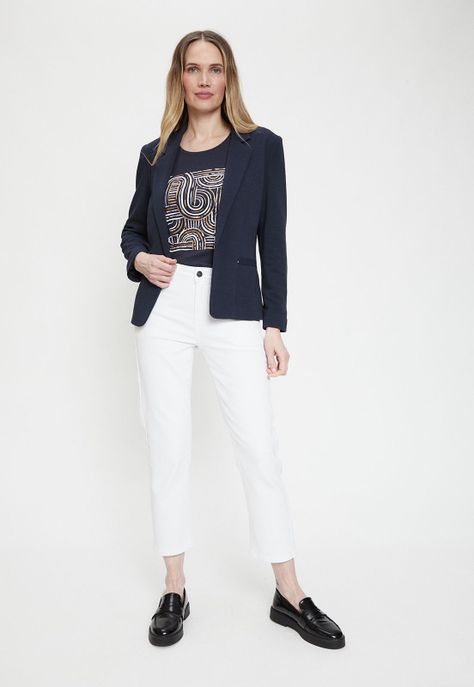 Blazer Liso Azul Ma Griffe 16002224002104-1