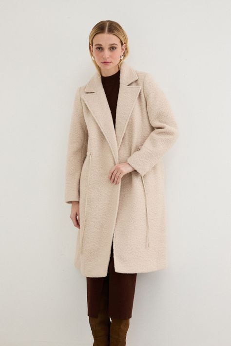 Abrigo Liso Beige 17207125003106-0