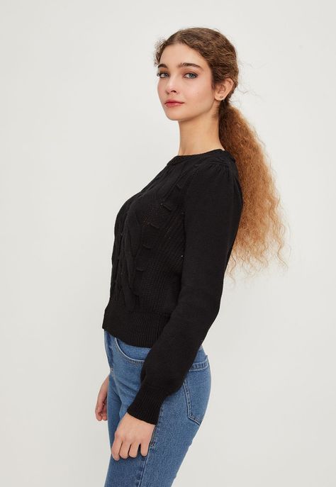 Sweater Liso Negro iO 18120224052102-2