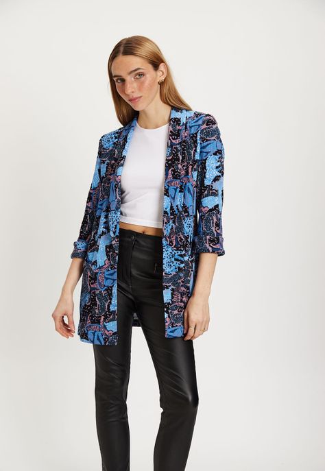 Blazer Fantasia Azul iO 16120224002134-2