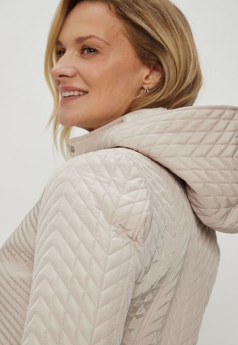 Parka Larga Beige Ma Griffe 17602124002106-4