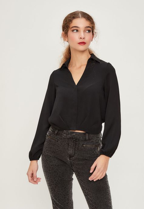 Blusa Lisa Negro iO 14020224055102-0